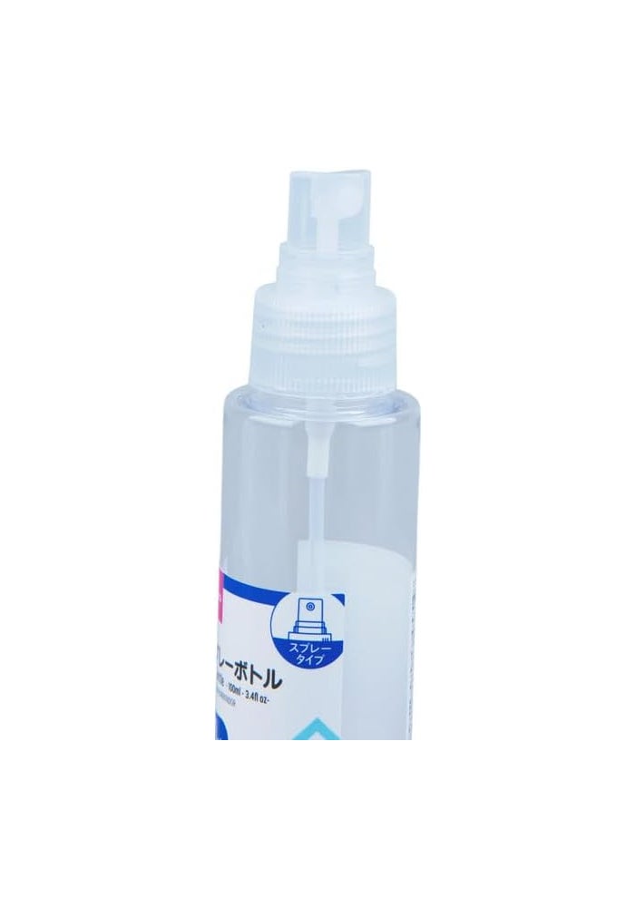 Daiso Clear Spray Bottle - 100ml Portable Travel Size Fine Mist Atomizer - Image 3